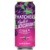 THATCHERS APPLE&BLACKCURRANT CIDER 440ML  Ünimar Süpermarket